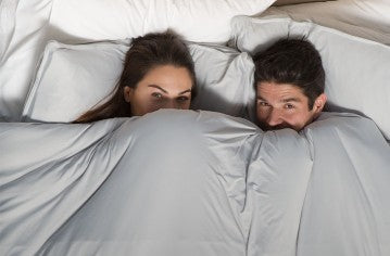 Couple ayant des difficultés de sommeil