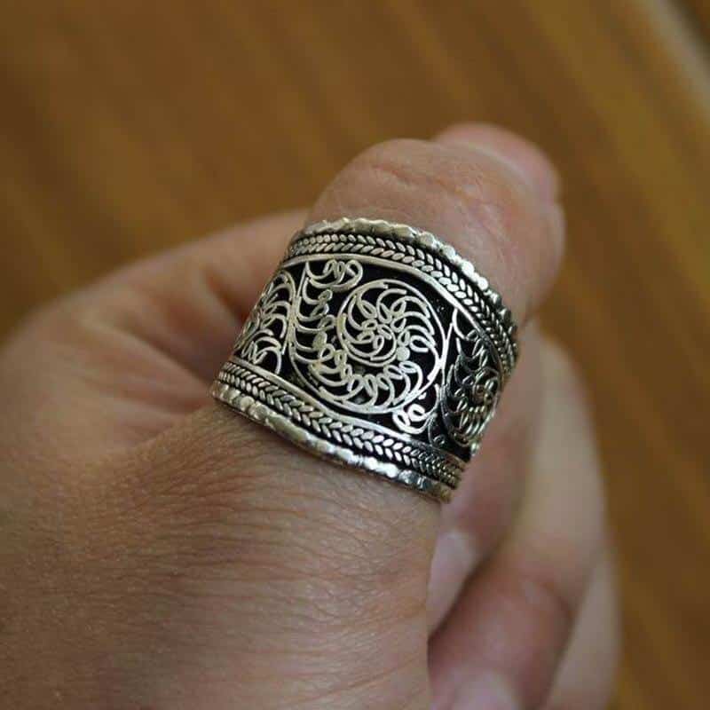 Bague de pouce en argent
