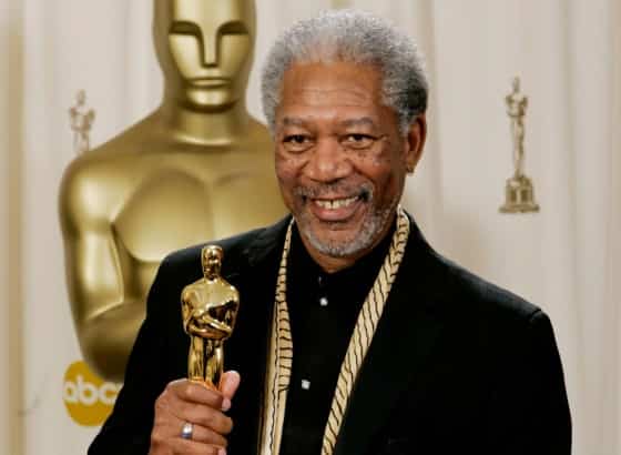 Morgan Freeman à une cérémonie