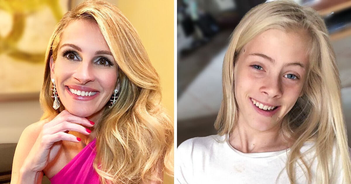 Comparaison entre Hazel Moder et Julia Roberts jeune