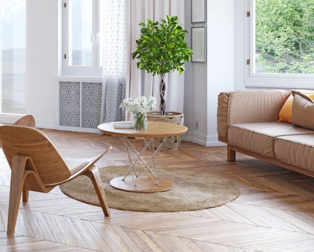 Une maison bien rangée et propre