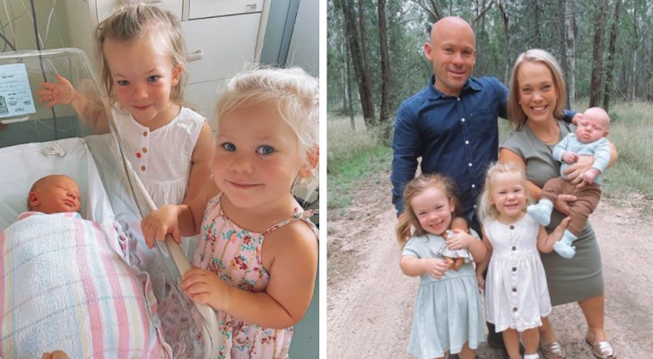 La famille r&eacute;unie, partageant un moment de complicit&eacute;