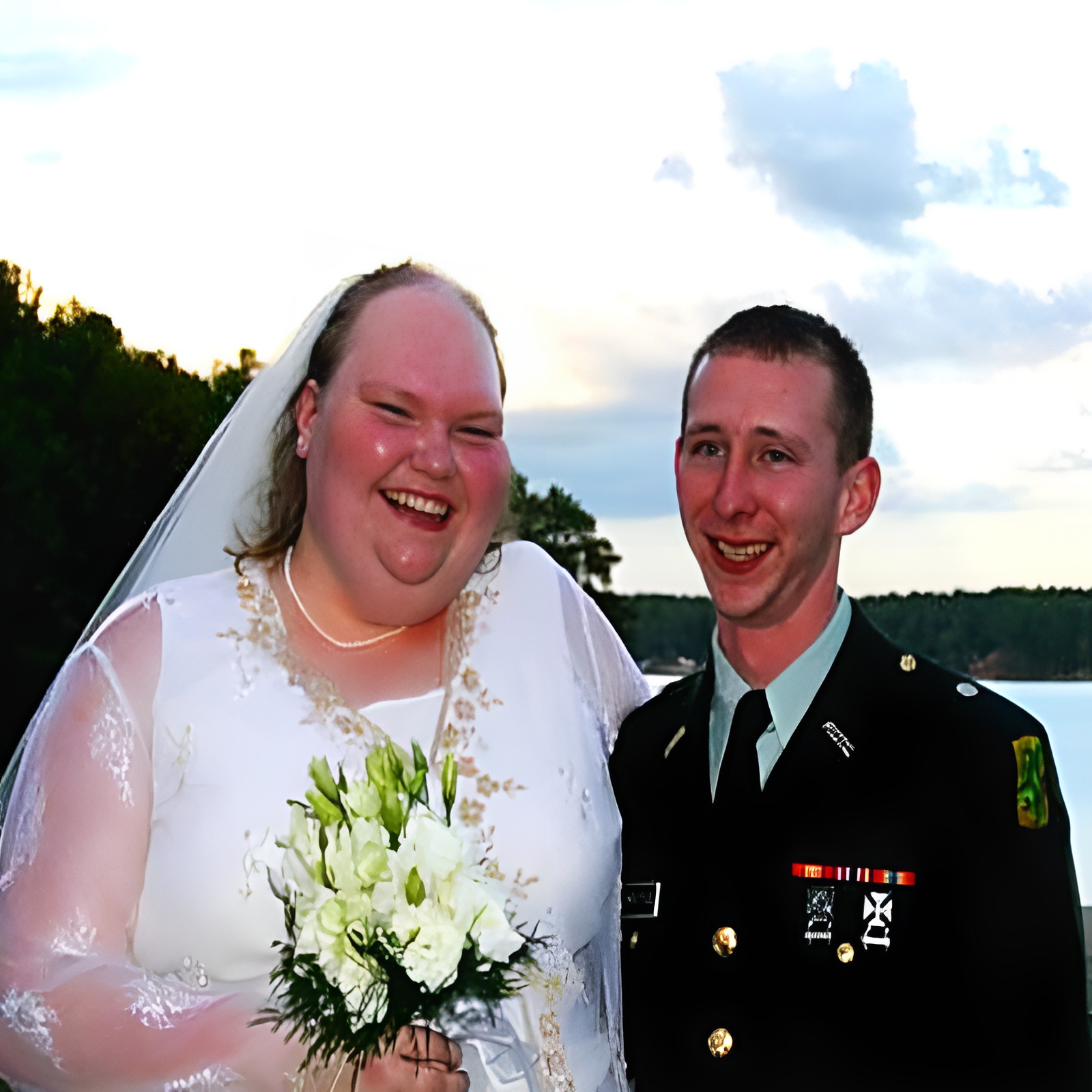 Photo d'Emma le jour de son mariage