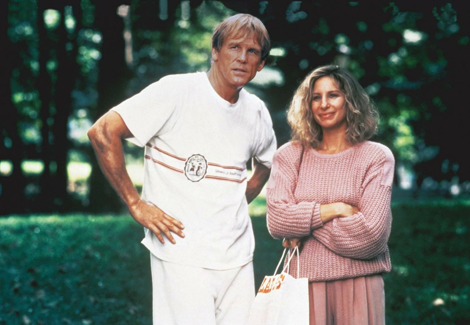 Nick Nolte et Barbra Streisand dans une sc&egrave;ne du Prince des Mar&eacute;es