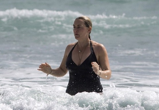 Kate Winslet sur le tournage de son dernier film