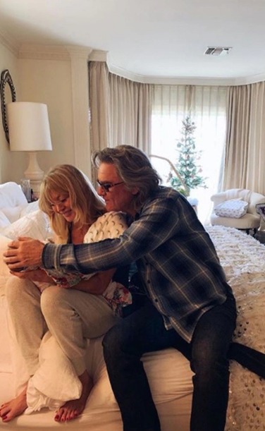 Portrait complice de Goldie et Kurt