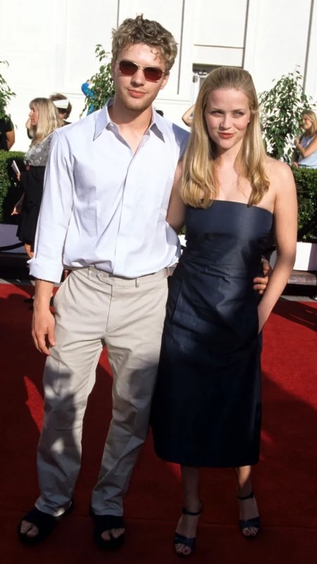 Reese Witherspoon sur un plateau de tournage