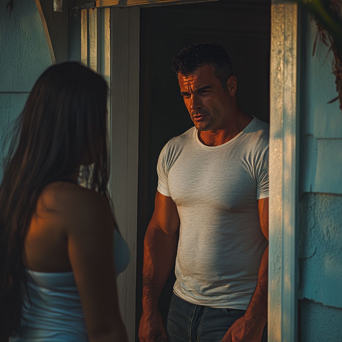 Porte d'entr&eacute;e, moment de tension avant une rencontre cruciale