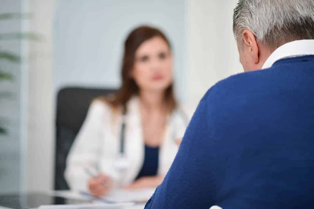 Consultation médicale pour andropause