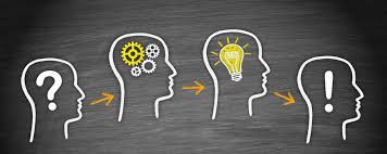 Illustration sch&eacute;matique d'un cerveau en train d'analyser