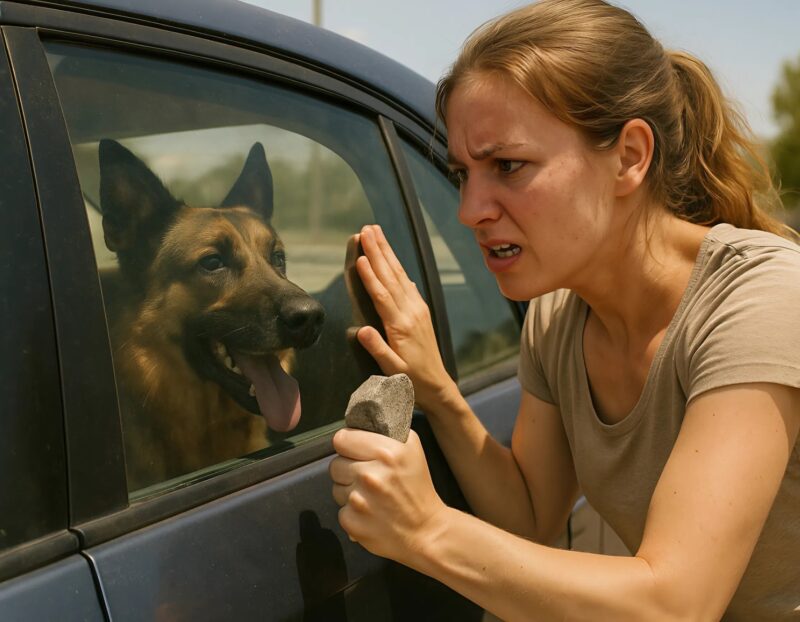 Action héroïque pour sauver un chien