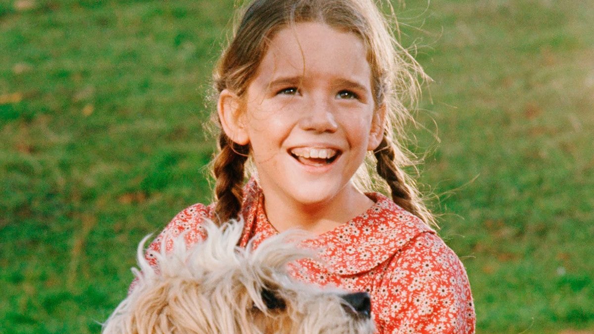 Melissa Gilbert jeune, dans le r&ocirc;le de Laura Ingalls dans La Petite Maison dans la Prairie