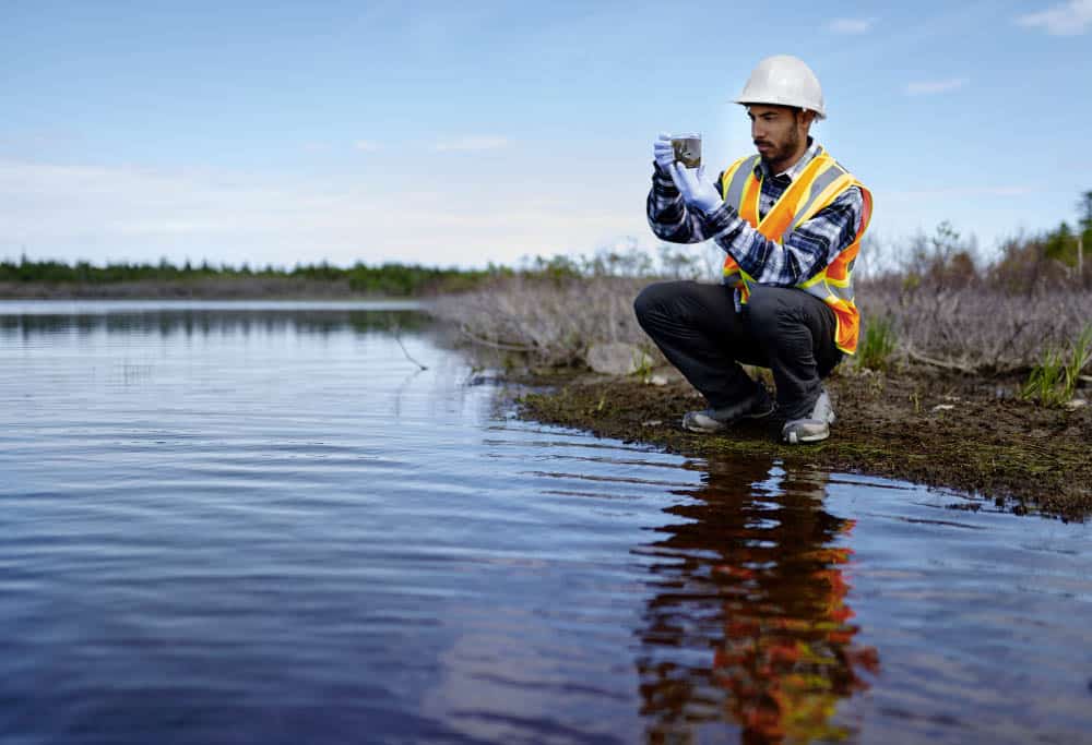 Biologiste au travail
